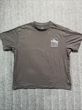 New Balance‎ Charcoal Gray 9060 Graphic Short Sleeve Shirt Size 2XL